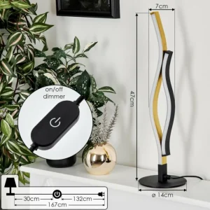 hofstein Lampe de table Serlande LED Noir, 1 lumière* Lampes Modernes
