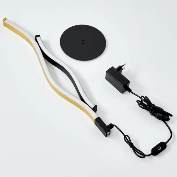 hofstein Lampe de table Serlande LED Noir, 1 lumière* Lampes Modernes