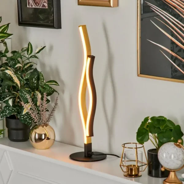 hofstein Lampe de table Serlande LED Noir, 1 lumière* Lampes Modernes