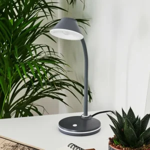 hofstein Lampe de table Shreveport LED Anthracite, Blanc, 1 lumière* Lampes Modernes