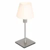 Luminaires Steinhauer Lampe de table Steinhauer Ancilla Acier inoxydable, 1 lumière* Lampes En Verre