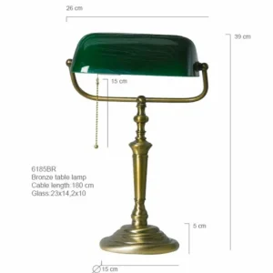 Luminaires Steinhauer Lampe de table Steinhauer DE RIO Bronze, 1 lumière* Lampes En Verre