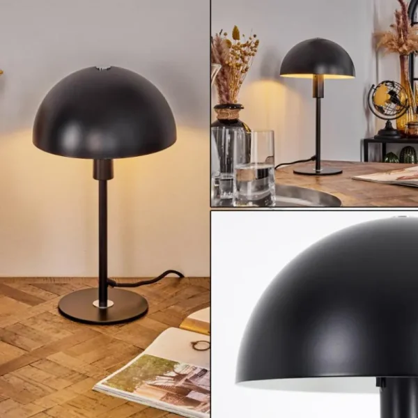 hofstein Lampe de table Tati Noir, 1 lumière* Lampes Modernes