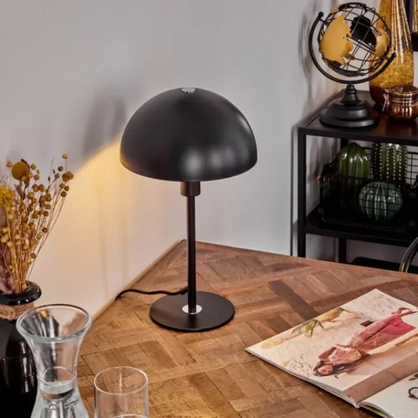 hofstein Lampe de table Tati Noir, 1 lumière* Lampes Modernes