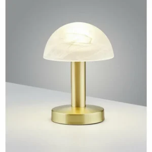 Luminaires Trio Lampe de table Trio Fynn 2 Laiton, 1 lumière* Lampes En Verre