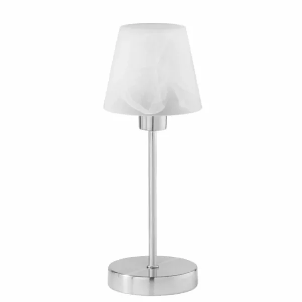 Luminaires Trio Lampe de table Trio Luis 2 Nickel mat, 1 lumière* Lampes En Verre