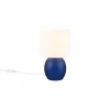 Luminaires Trio Lampe de table Trio VELA Bleu, 1 lumière* Lampes En Verre