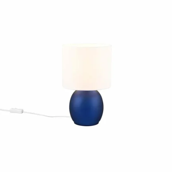 Luminaires Trio Lampe de table Trio VELA Bleu, 1 lumière* Lampes En Verre