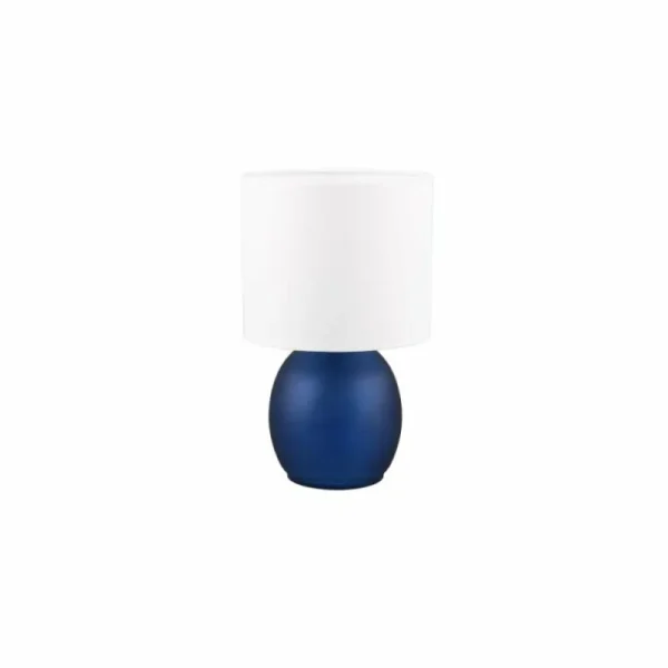 Luminaires Trio Lampe de table Trio VELA Bleu, 1 lumière* Lampes En Verre