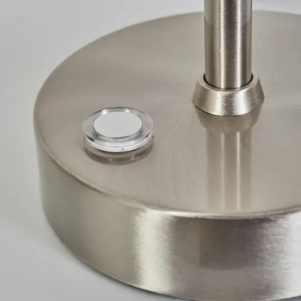 hofstein Lampe de table Wacissa Nickel mat, 1 lumière* Lampes Modernes