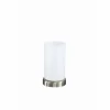 Luminaires Wofi Lampe de table Wofi LOFT Nickel mat, 1 lumière* Lampes En Verre