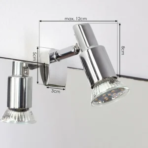 hofstein lampe miroir Morges Chrome, 1 lumière* Lampes Modernes