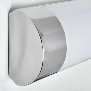 hofstein lampe miroir Morges LED Chrome, Blanc, 1 lumière* Lampes Modernes