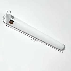hofstein lampe miroir Morges LED Chrome, Blanc, 1 lumière* Lampes Modernes
