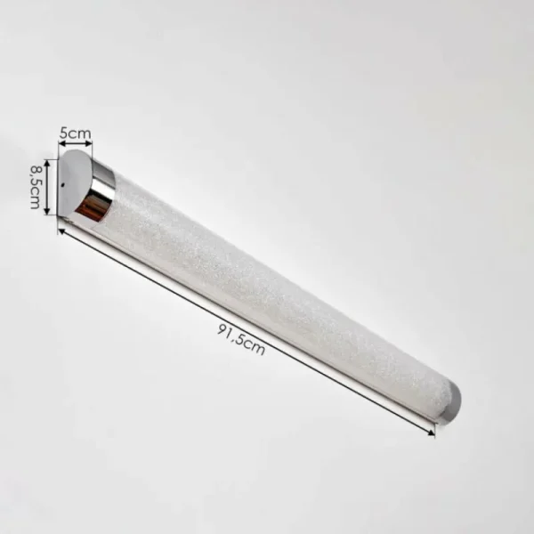 hofstein lampe miroir Morges LED Chrome, Scintillant, Blanc, 1 lumière* Lampes Modernes