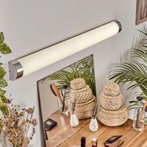 hofstein lampe miroir Morges LED Chrome, Blanc, 1 lumière* Lampes Modernes