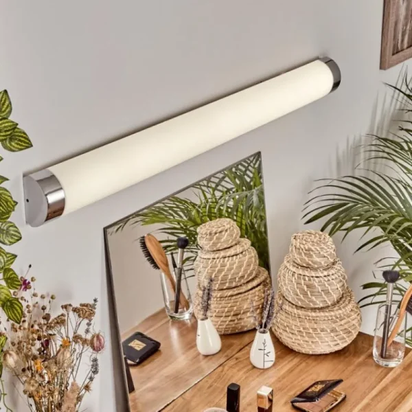 hofstein lampe miroir Morges LED Chrome, Blanc, 1 lumière* Lampes Modernes