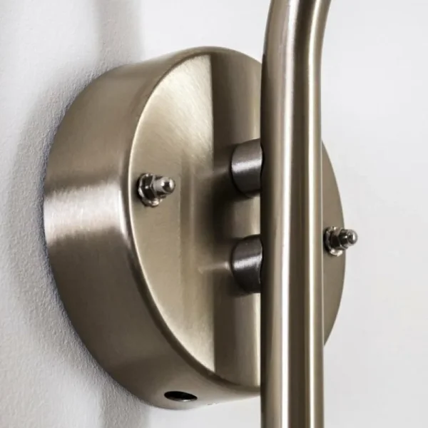 hofstein Lampe murale d'extérieur Elima Acier inoxydable, 1 lumière, Détecteur de mouvement* Lampes Modernes