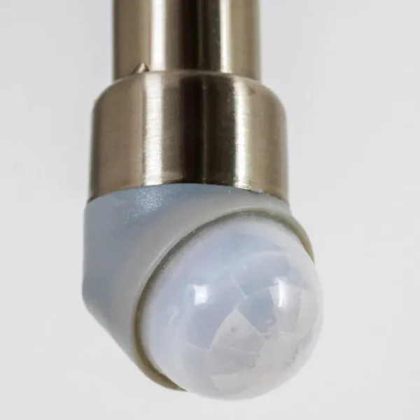 hofstein Lampe murale d'extérieur Elima Acier inoxydable, 1 lumière, Détecteur de mouvement* Lampes Modernes