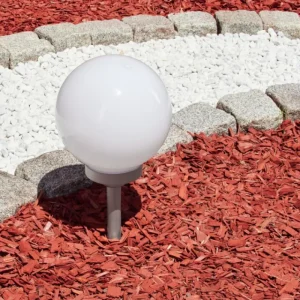 hofstein lampe solaire Kanganbou LED Argenté, 4 lumières, Changeur de couleurs* Lampes Modernes