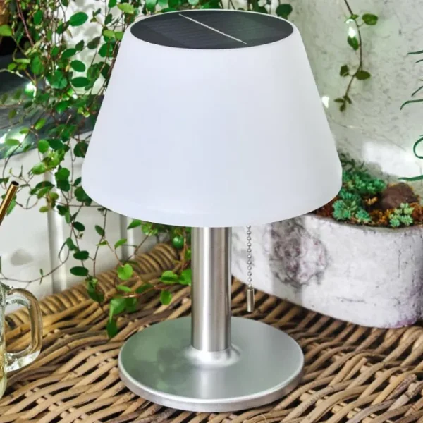 hofstein lampe solaire Alcudia LED Blanc, 1 lumière* Lampes Modernes