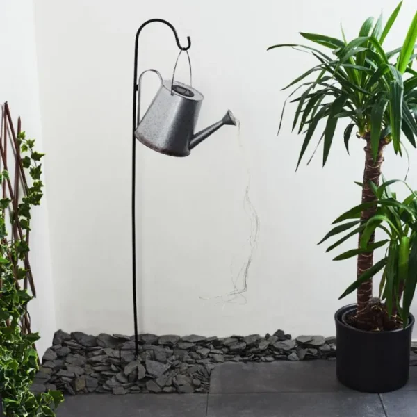 hofstein lampe solaire Isernia LED Rouille, Argenté, 80 lumières* Lampes Modernes