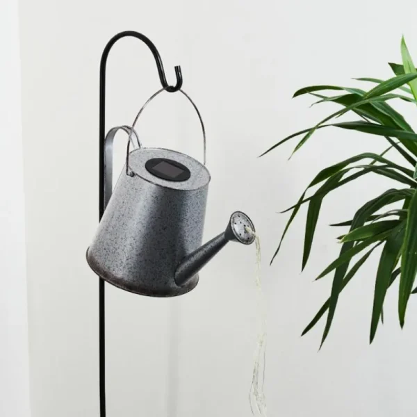 hofstein lampe solaire Isernia LED Rouille, Argenté, 80 lumières* Lampes Modernes