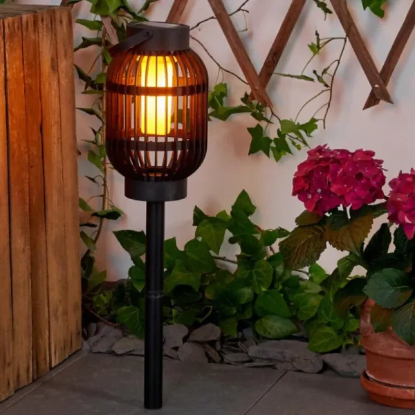 hofstein lampe solaire Joinville LED Noir, 1 lumière* Lampes Modernes