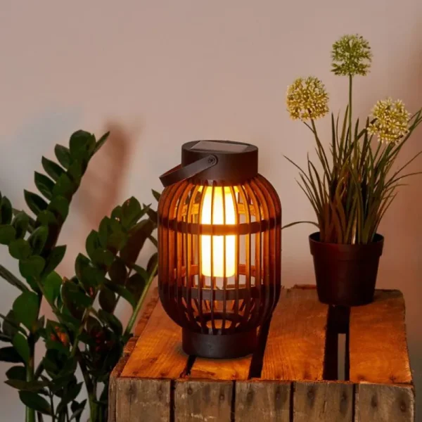 hofstein lampe solaire Joinville LED Noir, 1 lumière* Lampes Modernes