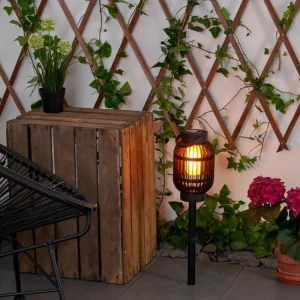 hofstein lampe solaire Joinville LED Noir, 1 lumière* Lampes Modernes