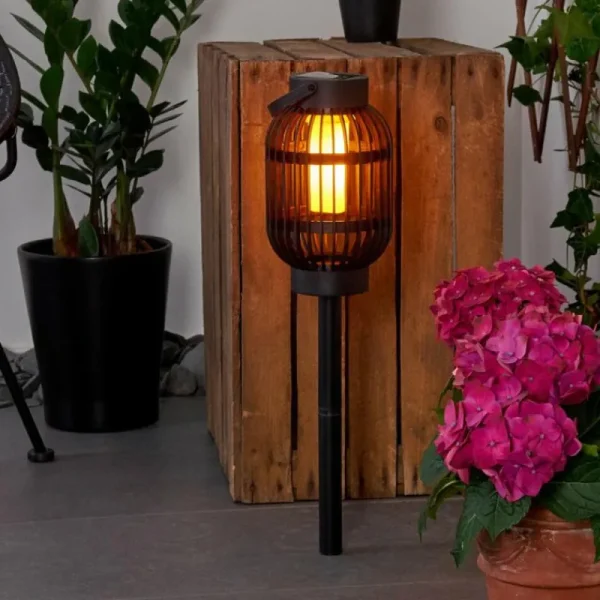 hofstein lampe solaire Joinville LED Noir, 1 lumière* Lampes Modernes
