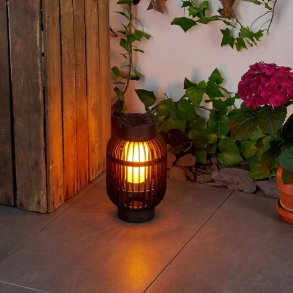 hofstein lampe solaire Joinville LED Noir, 1 lumière* Lampes Modernes