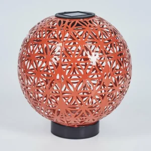 hofstein lampe solaire Leonard LED Rouge, Noir, 1 lumière* Lampes Modernes