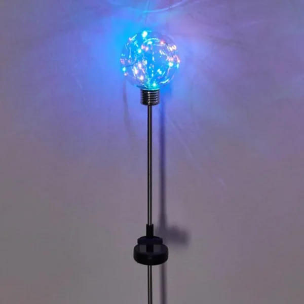 hofstein lampe solaire Liberec LED Argenté, 1 lumière, Changeur de couleurs* Lampes Modernes