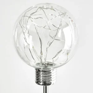 hofstein lampe solaire Liberec LED Argenté, 1 lumière, Changeur de couleurs* Lampes Modernes