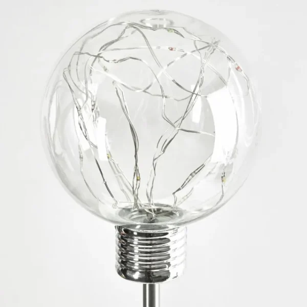 hofstein lampe solaire Liberec LED Argenté, 1 lumière, Changeur de couleurs* Lampes Modernes