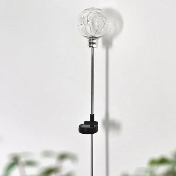 hofstein lampe solaire Liberec LED Argenté, 1 lumière, Changeur de couleurs* Lampes Modernes