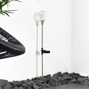 hofstein lampe solaire Liberec LED Argenté, 1 lumière, Changeur de couleurs* Lampes Modernes