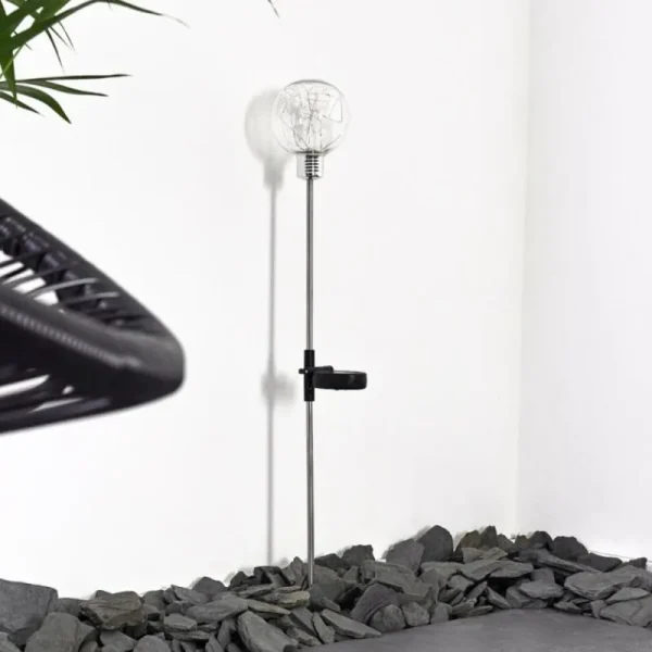 hofstein lampe solaire Liberec LED Argenté, 1 lumière, Changeur de couleurs* Lampes Modernes