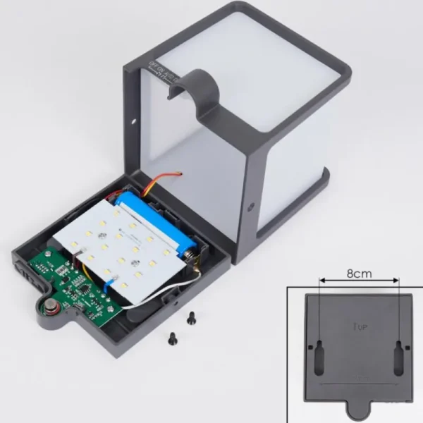 hofstein Lampe solaires Burseryd LED Anthracite, 1 lumière, Détecteur de mouvement* Lampes Modernes