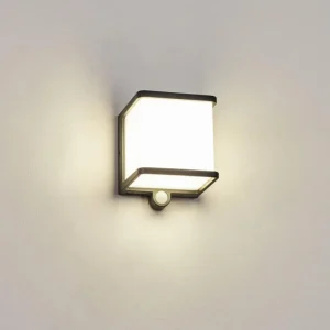 hofstein Lampe solaires Burseryd LED Anthracite, 1 lumière, Détecteur de mouvement* Lampes Modernes