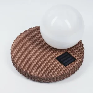 hofstein Lampe solaires Centrache LED Brun, 1 lumière* Lampes Modernes