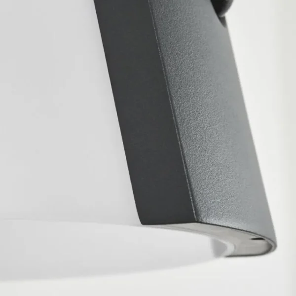 hofstein Lampe solaires Lafite LED Anthracite, 1 lumière, Détecteur de mouvement* Lampes Modernes