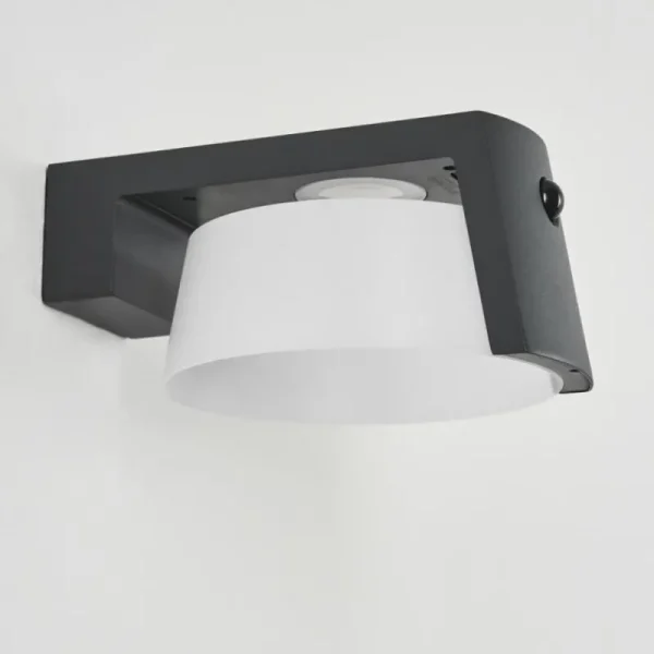 hofstein Lampe solaires Lafite LED Anthracite, 1 lumière, Détecteur de mouvement* Lampes Modernes