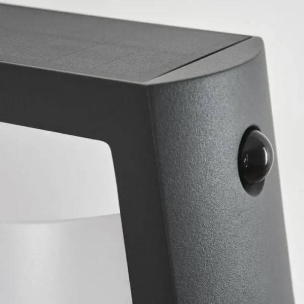 hofstein Lampe solaires Lafite LED Anthracite, 1 lumière, Détecteur de mouvement* Lampes Modernes
