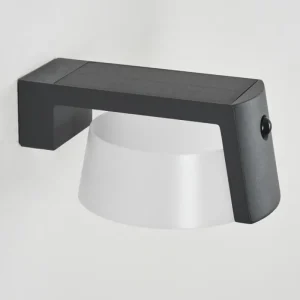 hofstein Lampe solaires Lafite LED Anthracite, 1 lumière, Détecteur de mouvement* Lampes Modernes