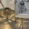 hofstein Lampe solaires Mesan LED Noir, Argenté, 1 lumière* Lampes Modernes