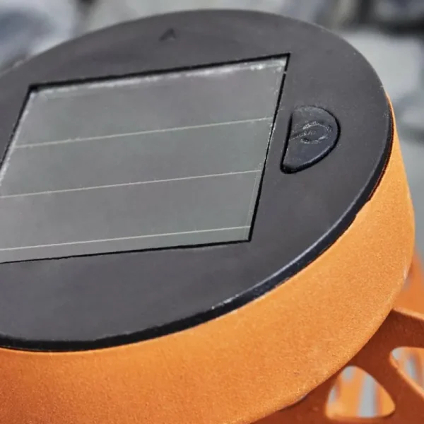 hofstein Lampe solaires Mesan LED Orange, Rouille, Noir, 1 lumière* Lampes Modernes