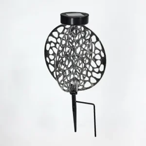 hofstein Lampe solaires Mesan LED Noir, Argenté, 1 lumière* Lampes Modernes