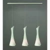 Luminaires Mantra Lampe suspendue Mantra Zack Chrome, 3 lumières* Lampes En Verre